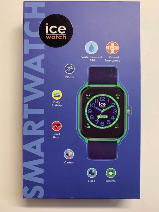 Ice-Watch ICE zielony niebieski smartwatch dla dzieci 021876 (1,40")