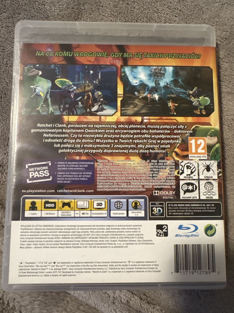 Gry na Play Station PS3 - 4 gry