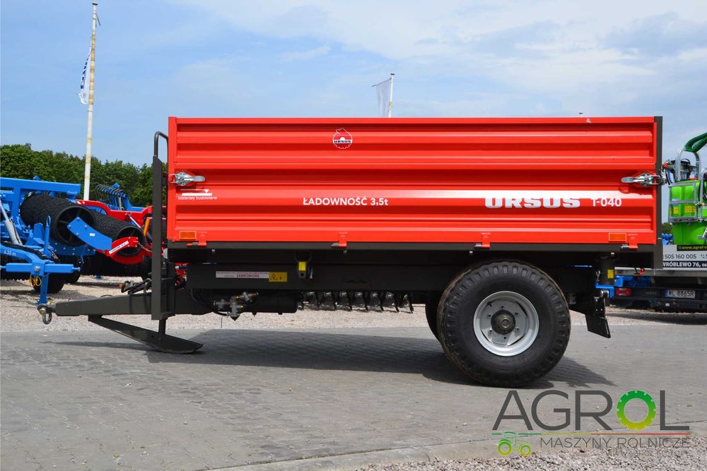 Przyczepa rolnicza jednoosiowa URSUS T-040 3,5 tony + nadstawy PRONAR