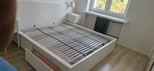 Łóżko Ikea Malm 180x200 z 4 szufladami i z dnem