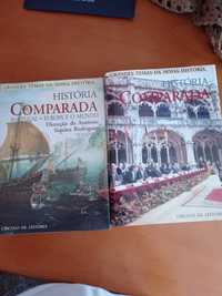 2 livros volume 1 e volume 2 História comparada de Antônio Simões Rodr