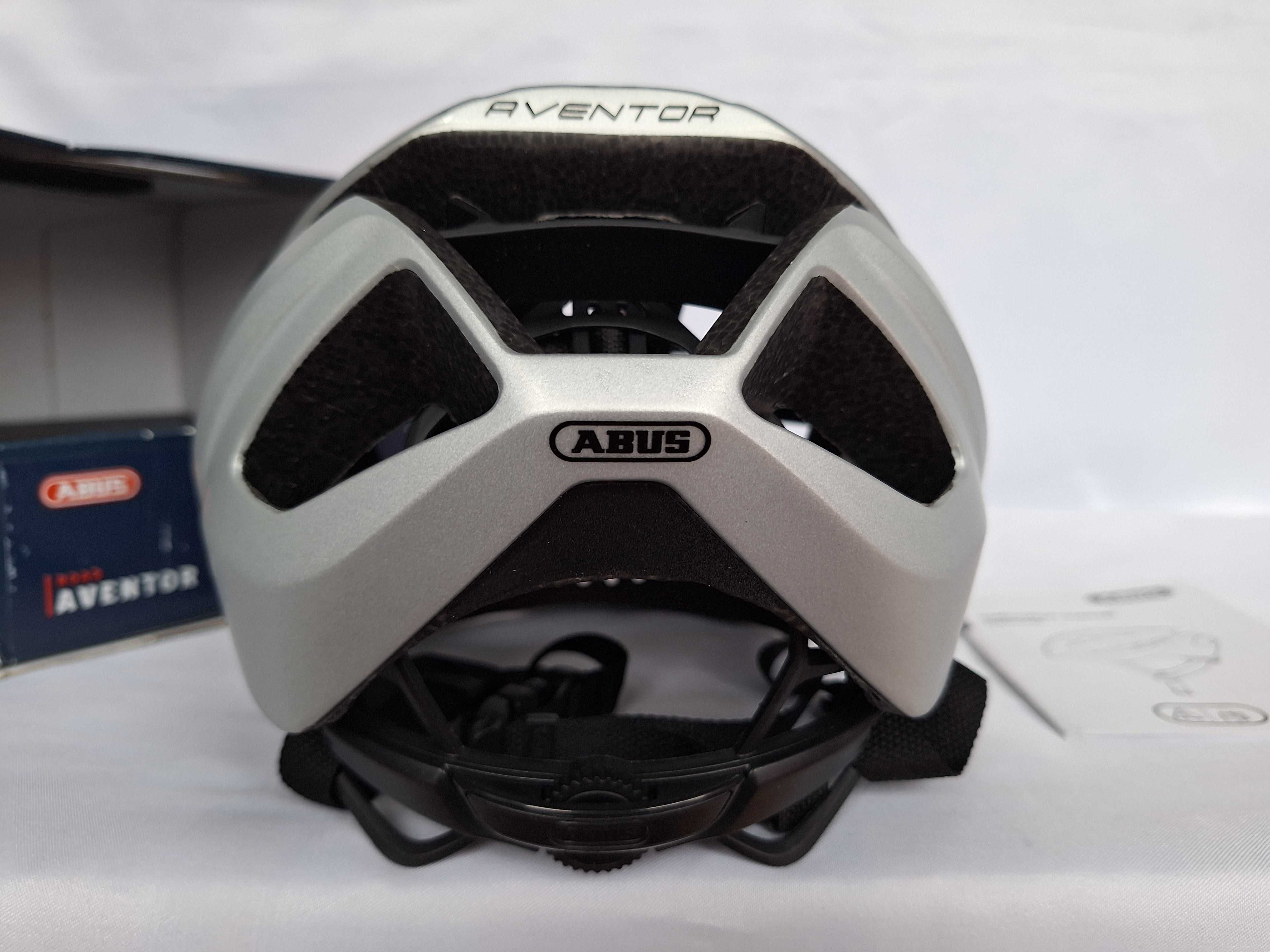 Kask rowerowy Abus Aventor Gleam Silver S 51-55cm