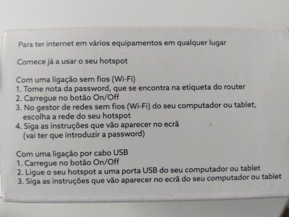 Router NOVO ZTE modelo MF920U NÓS