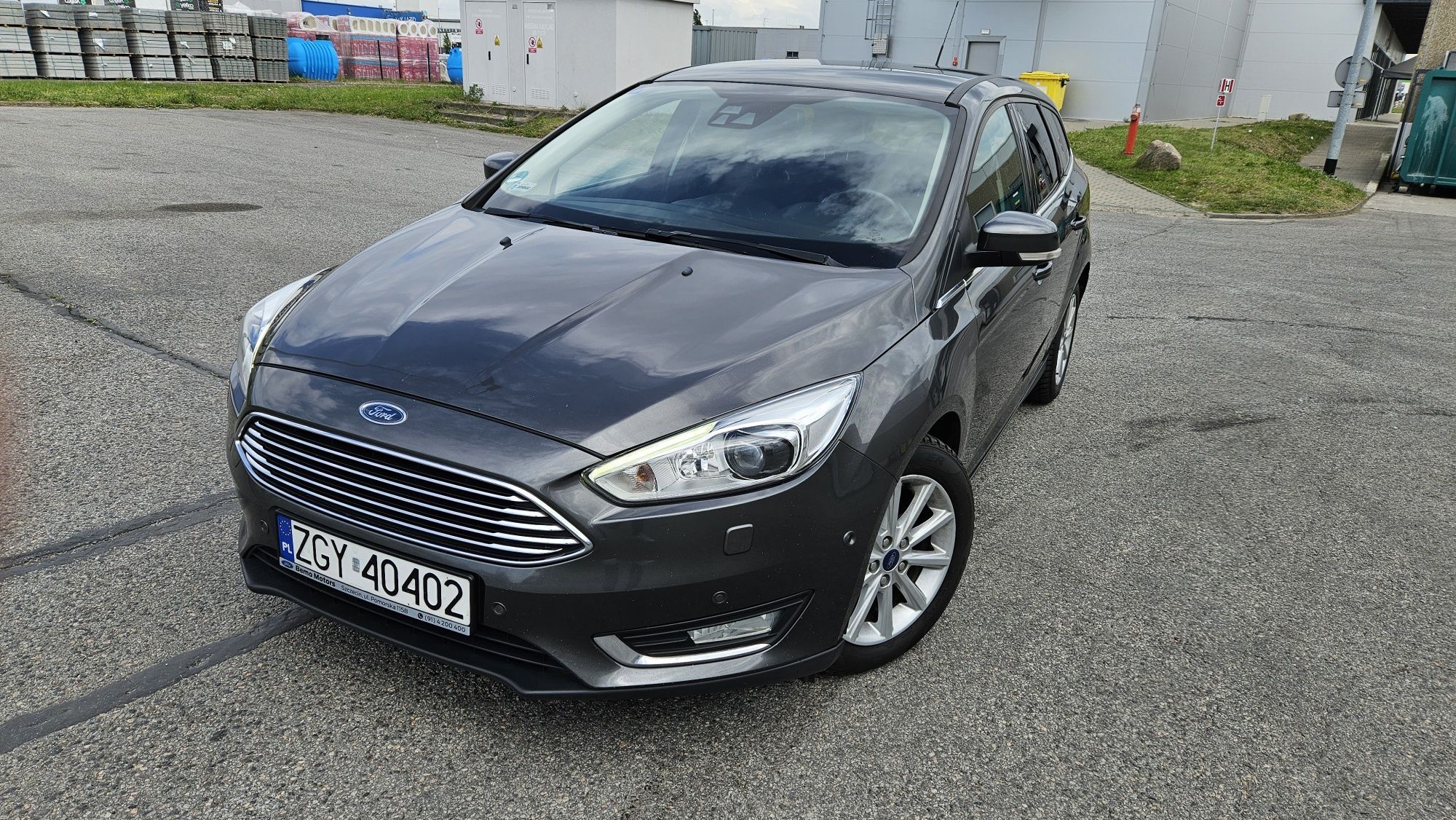 Ford Focus Titanium   1,6 tdci 115km, 2015 bogata wersja