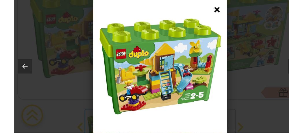 Lego Duplo дитячий майданчик 71 деталі