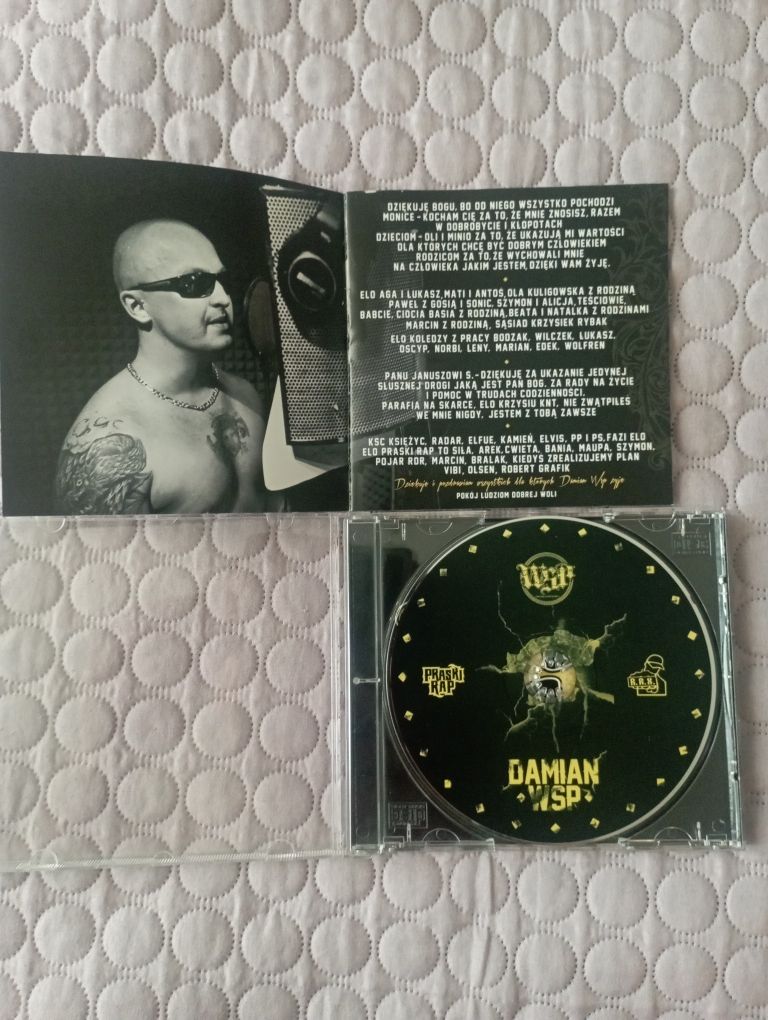 Damian WSP płyta CD, polski hip-hop rap