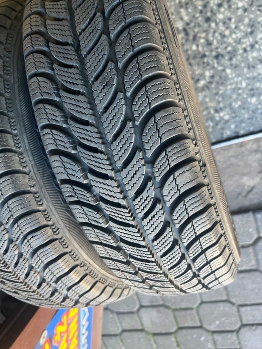 155/70r13 dębica opony zimowe 2 szt bieznik 6,5mm jak nowe 2017r