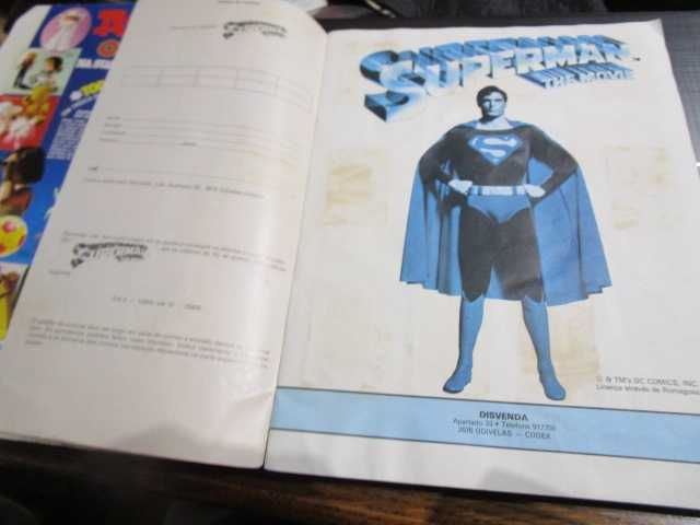 Caderneta slides Superman the movie  Disvenda com poster