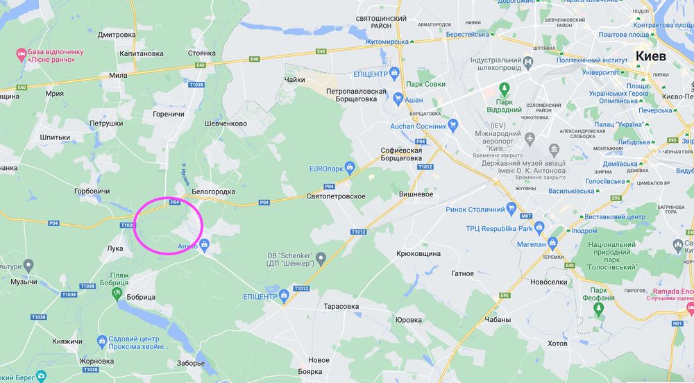 Слкад 2429м2 на ділянці 50 соток  в Білогородці - вартість 100у.е.М2