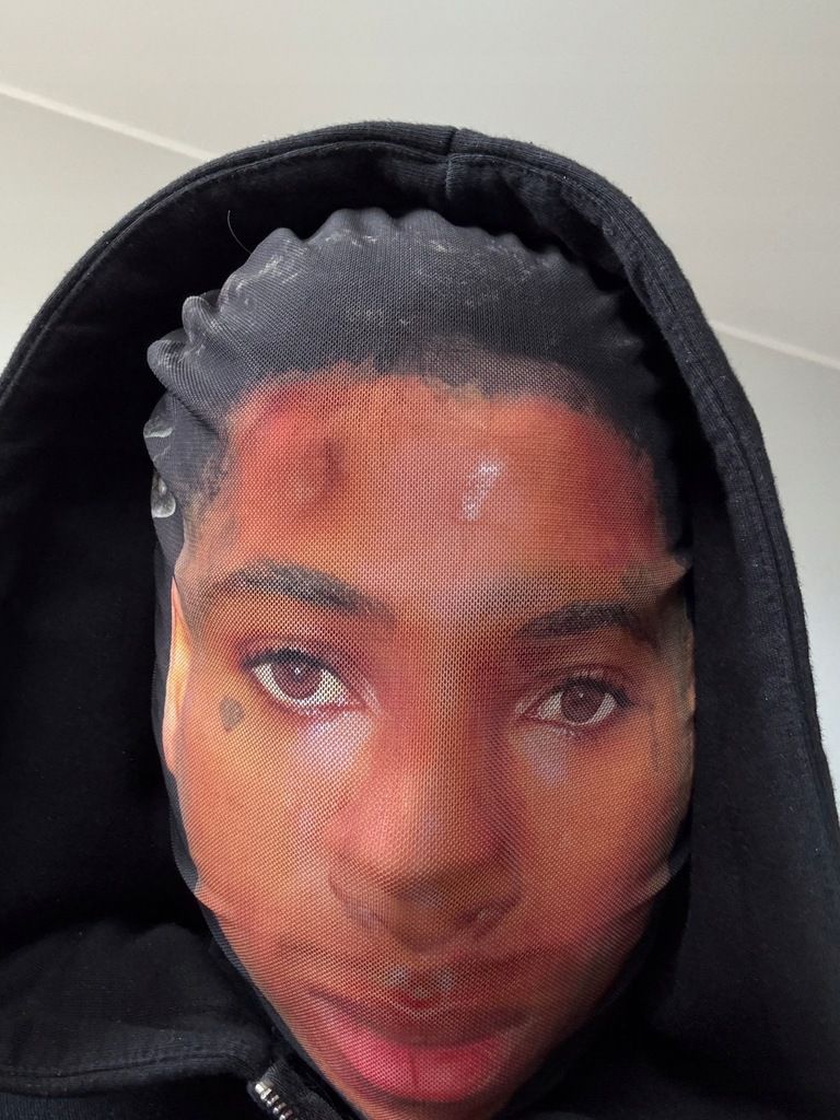 Śmieszna maska NBA YoungBoy Never Broke Again prezent