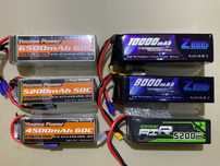 LiPo 6s, 4s від 1300-10000мАч 120С-150С. 100% Топові виробники