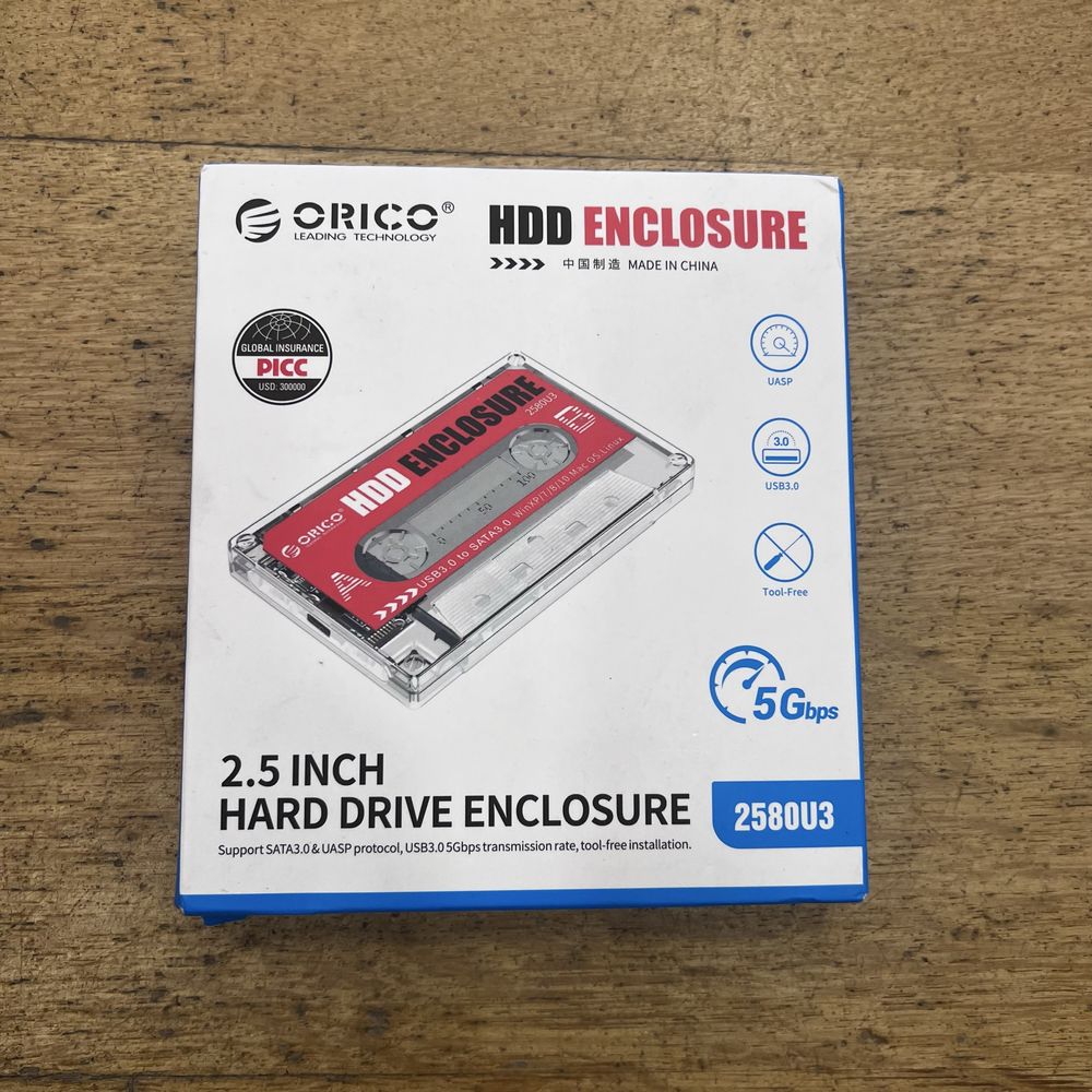 Drive Externa Discos HDD Enclosure-Orico-Novo