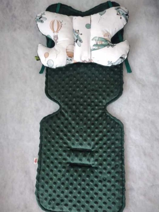 Wkładka do wózka + Motylek + Ochraniacze na pasy