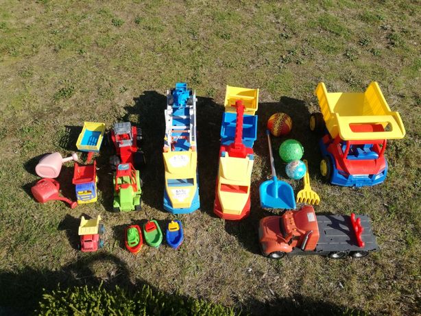 Zabawki ogrodowe duży zestaw