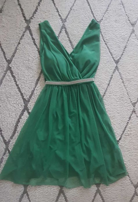 Sukienka zielona tiulowa rozm.36/38 Nowa