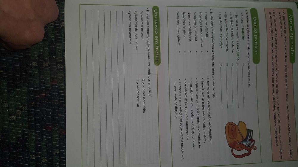 Língua portuguesa 9° ano. Testes, estudos e exercícios.  Nunca usado.