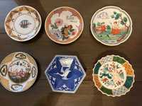 Conjunto de 12 pratos pequenos. Set of 12 porcelain small plates
