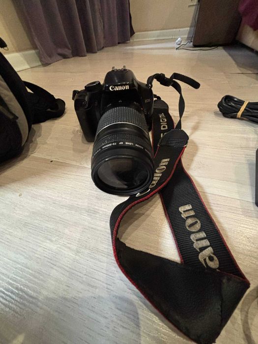 Фотоапарат Canon 450D + ZOOM об'єктив + макролінза
