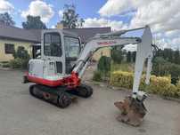 Minikoparka Takeuchi Tb125 rok 2004 2x lyzka