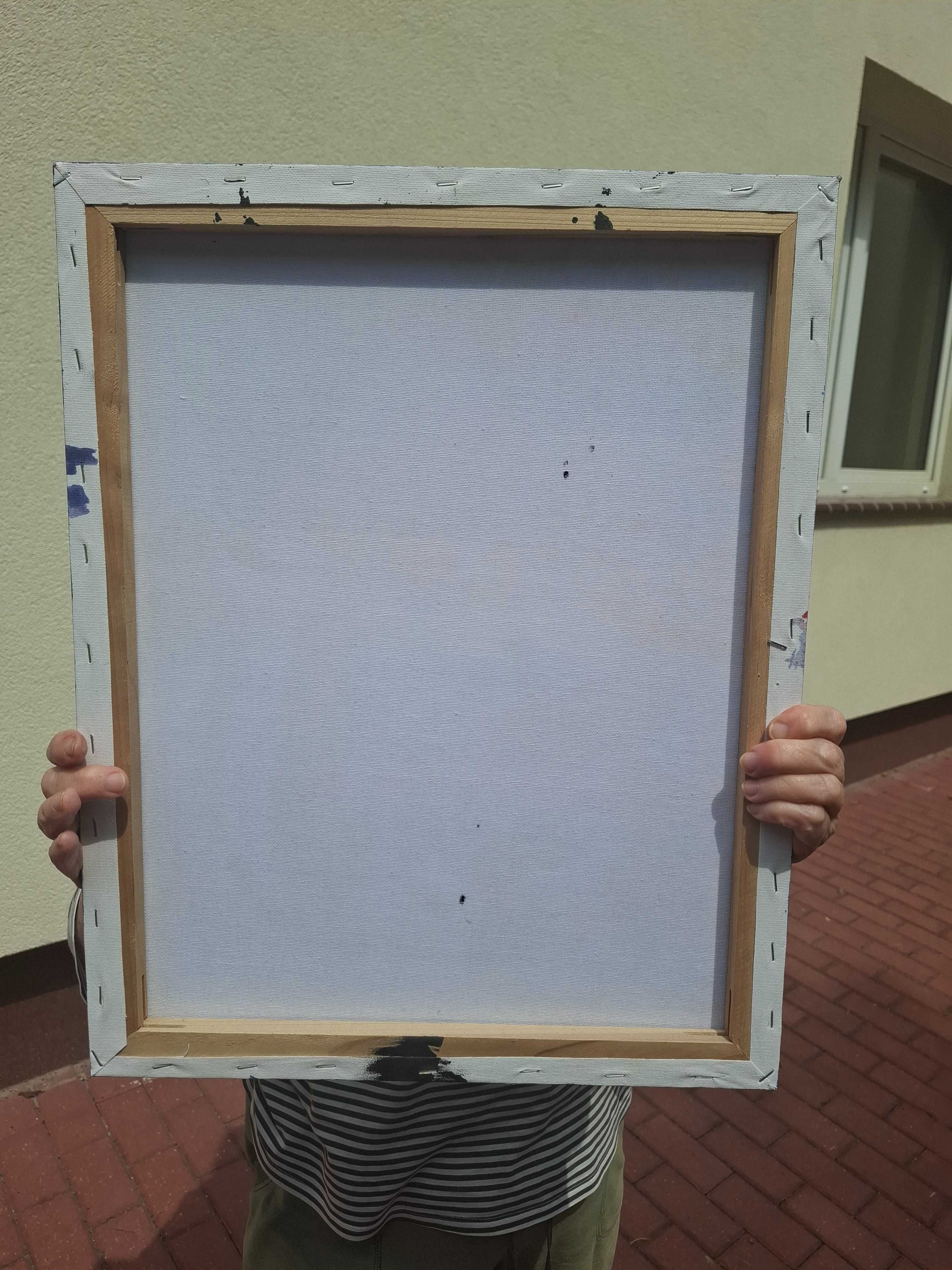 Obraz na płótnie malowany
