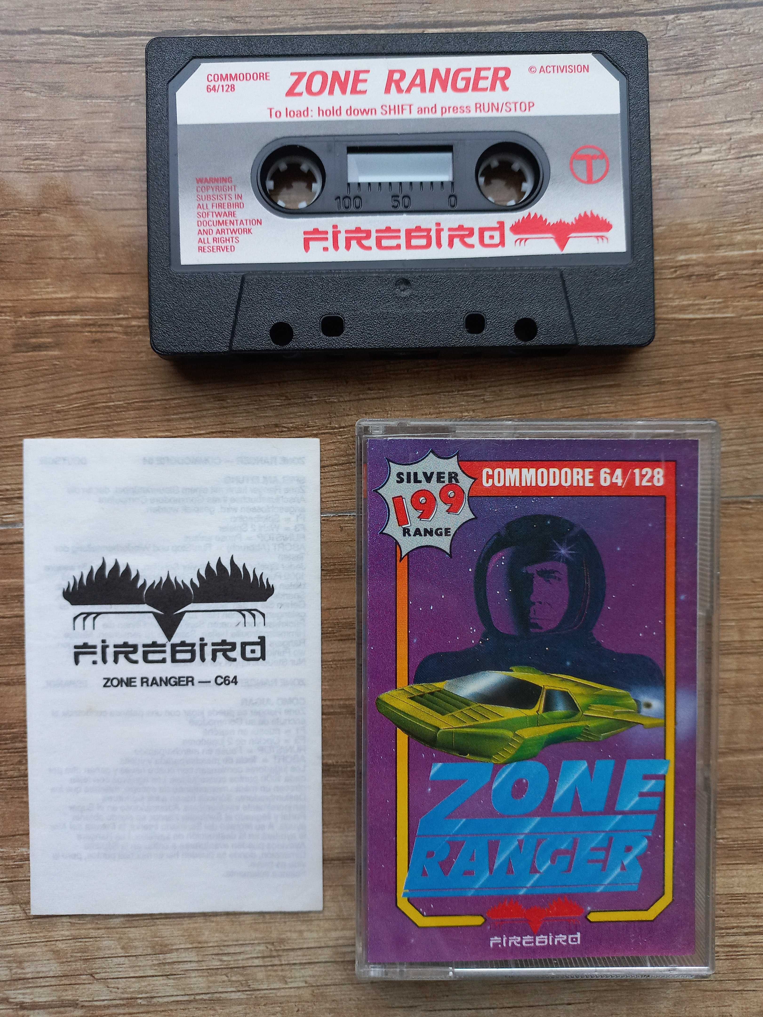 Zone Ranger prezent Commodore 64 128 gra kaseta