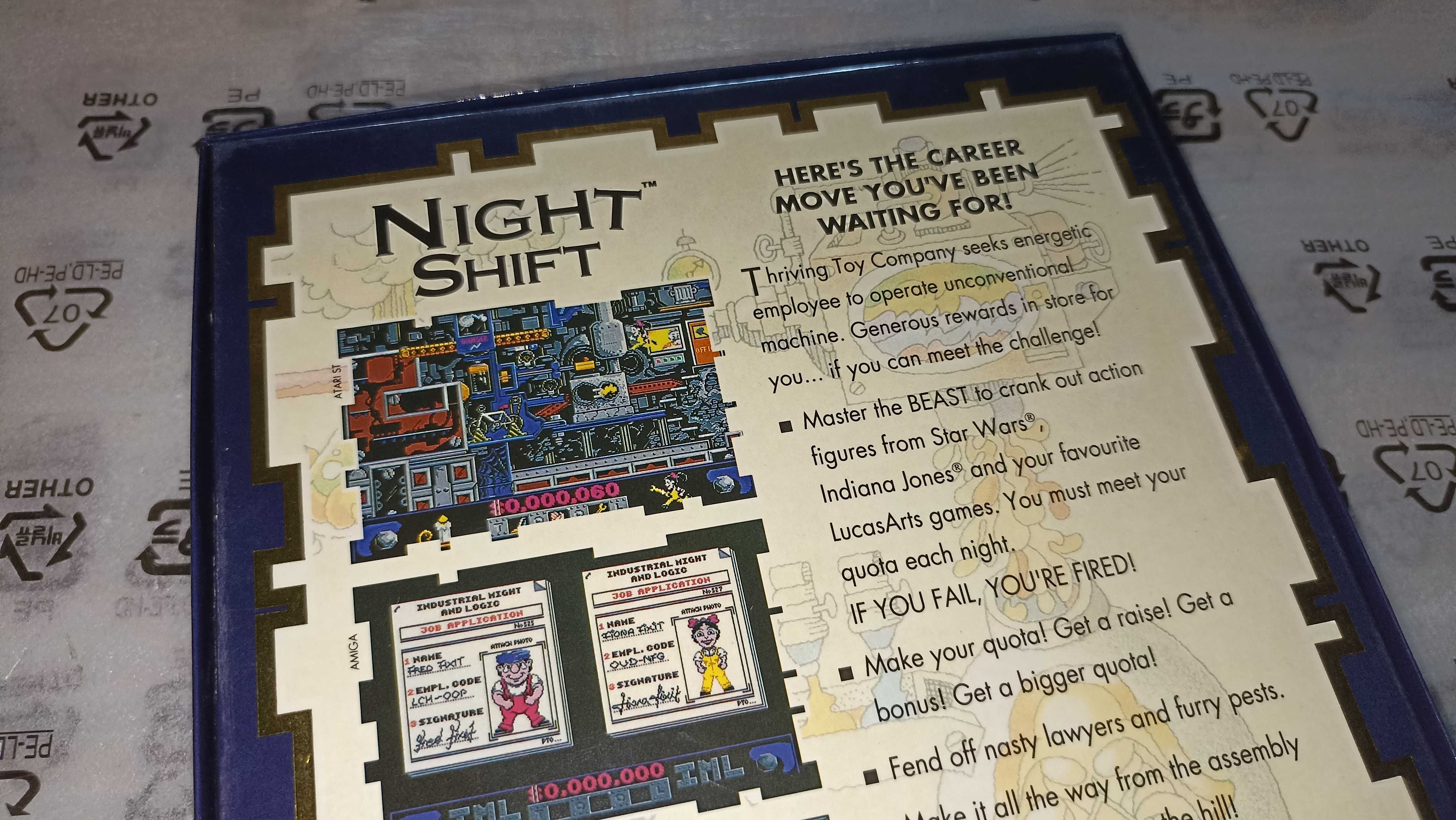 Night Shift Amiga gra