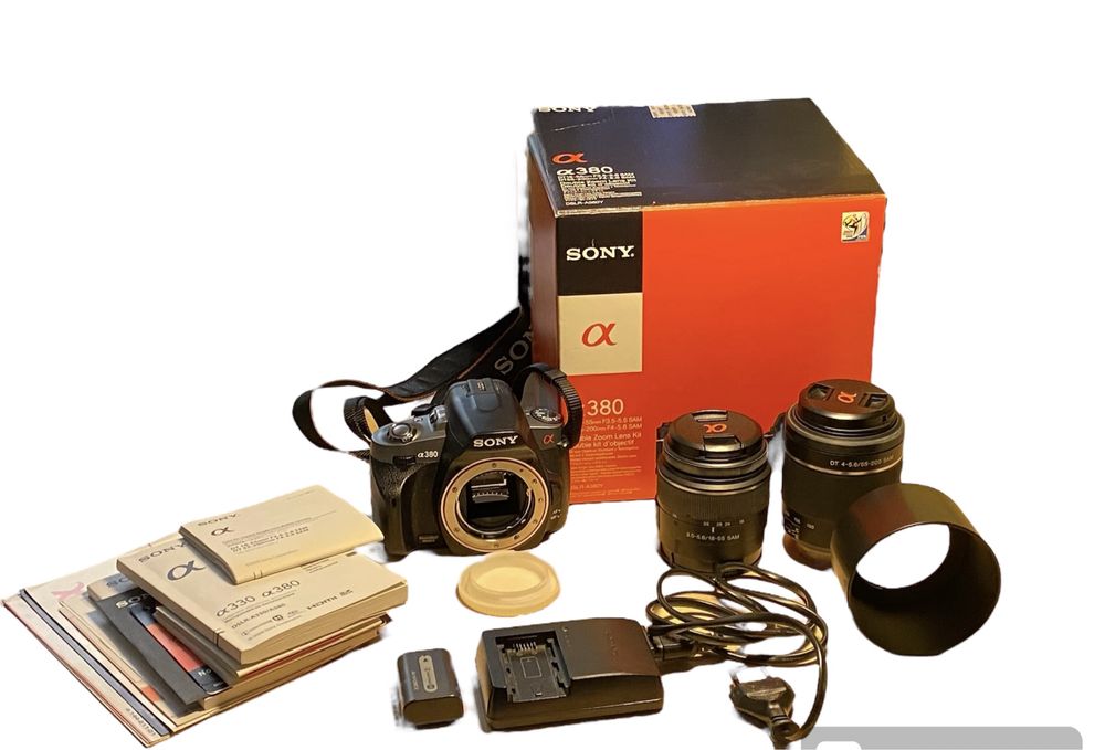 Фотоаппарат Sony Alpha DSLR-A380 18-55 + 55-200 Kit