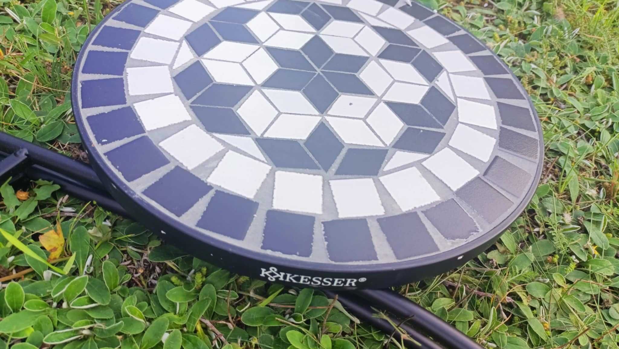 Stolik mozaikowy balkonowy metal 60x30 KESSER