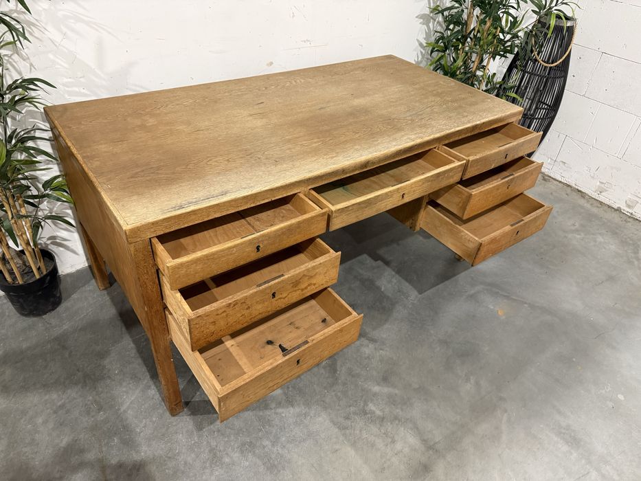 Piękne dębowy biurko lite drewno dowóz wysyłka