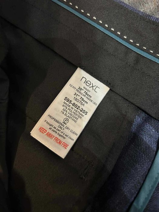 Spodnie męskie eleganckie na kant • świetny stan • doskonała jakość •