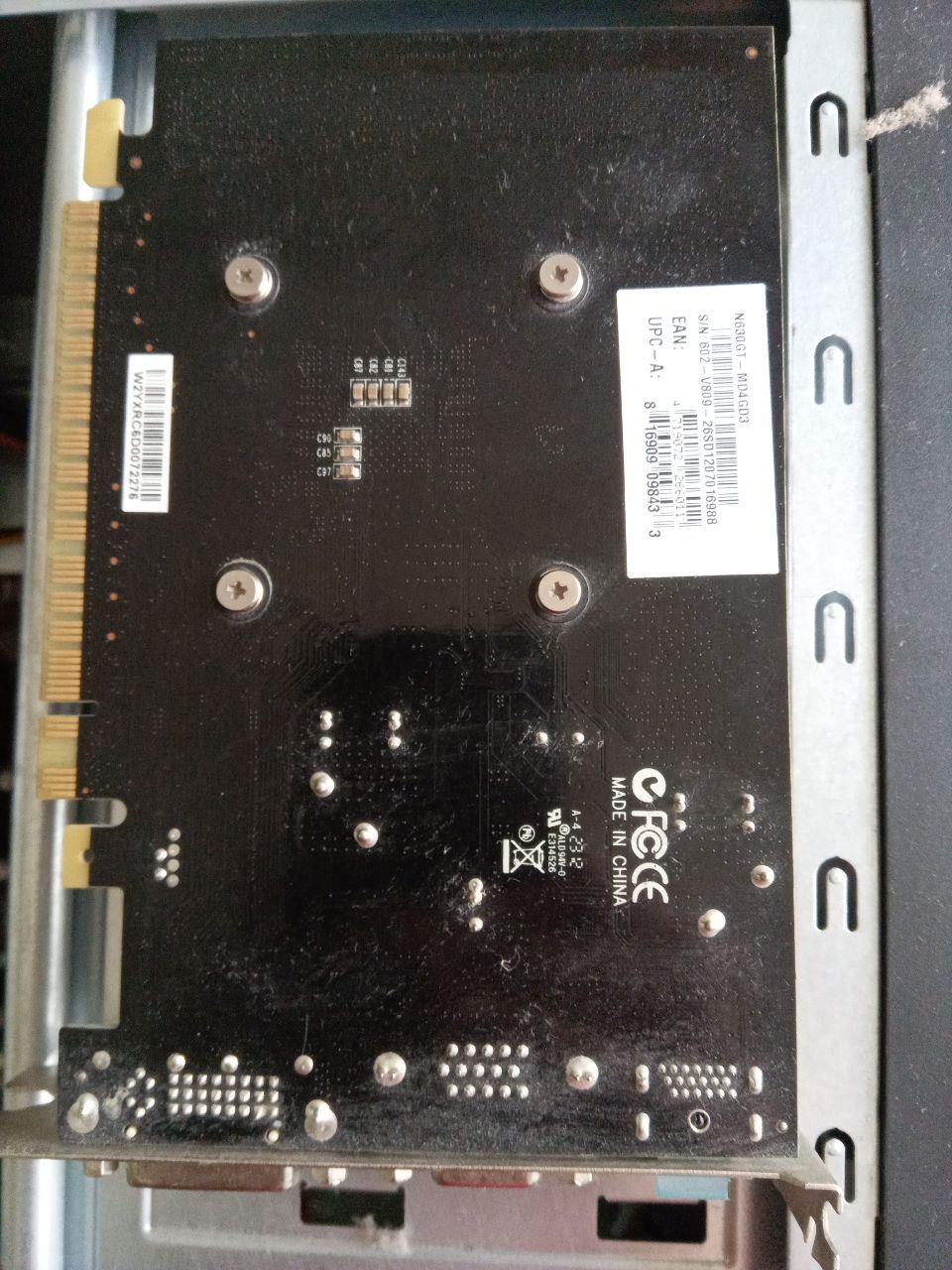Видеокарта	NVIDIA GeForce GT 630-4 GB