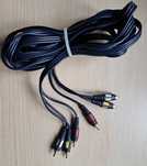 Kabel 3xchinch - 3 x chinch, 5m