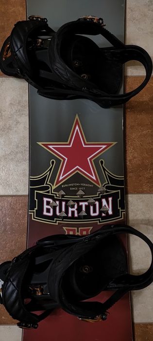 Deska, wiązania snowboard Burton