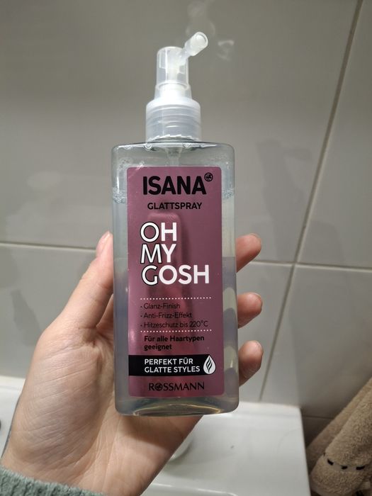 Spray wygładzający Isana termoochrona do włosów