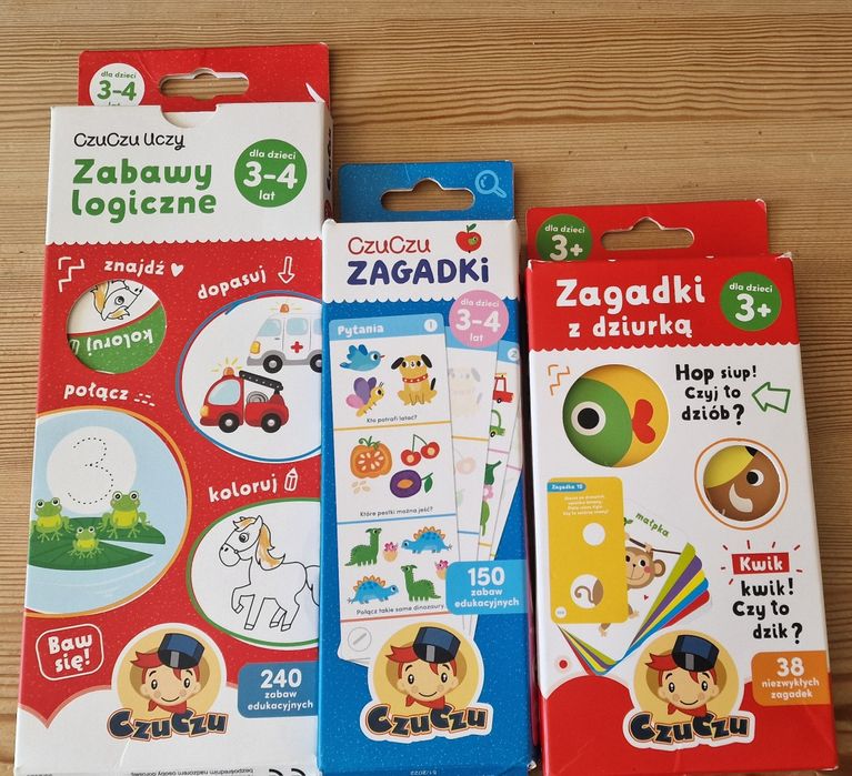 Czuczu 3, 4 latka zagadki