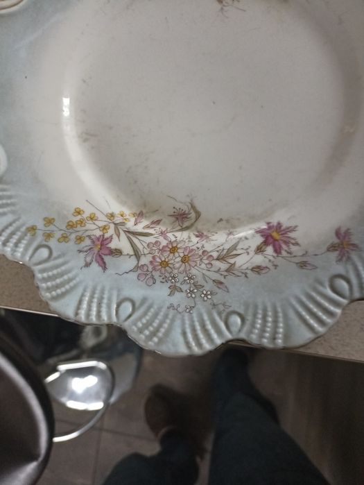 Stara pocelanowa patera na owoce