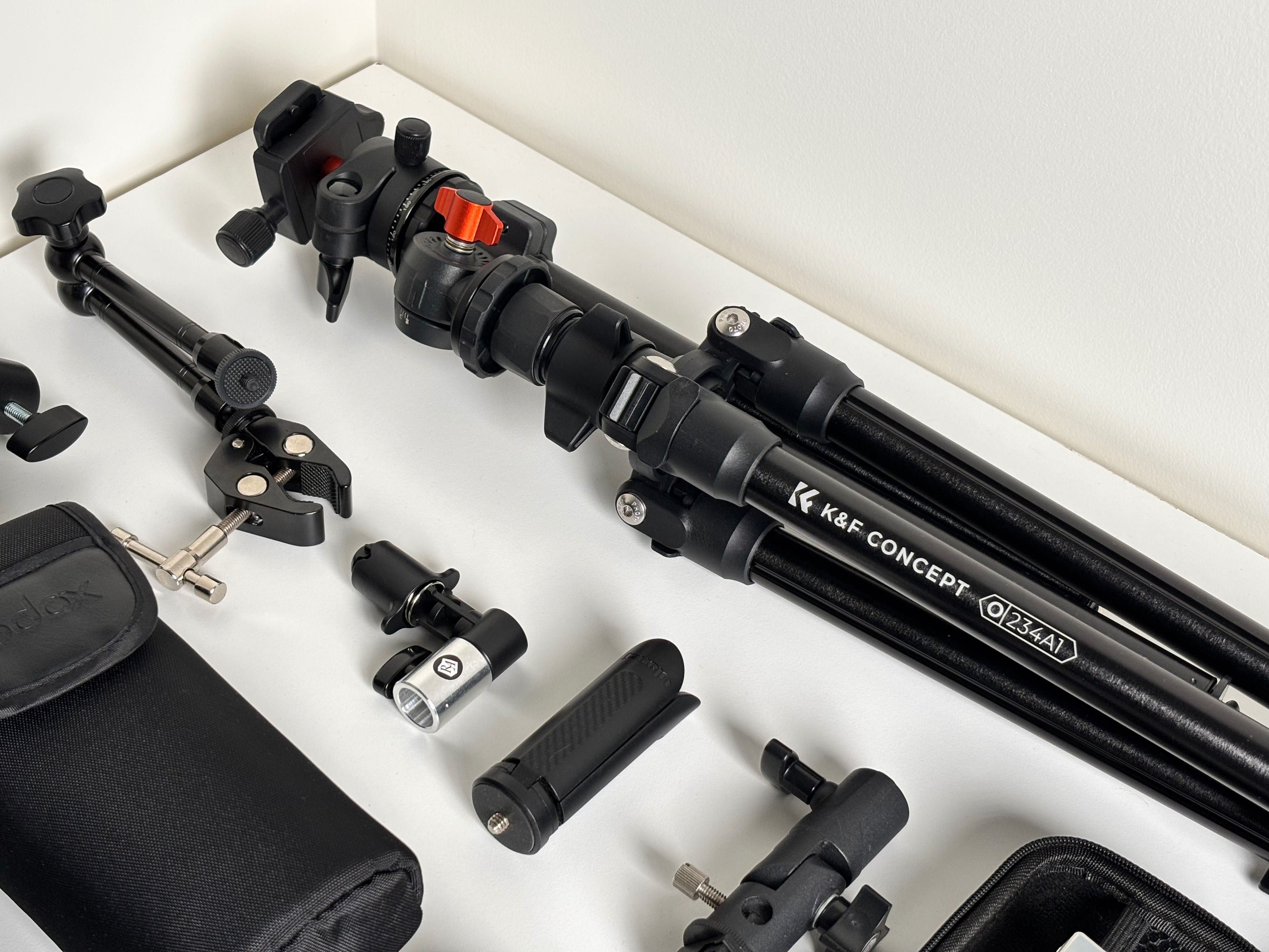 Kit Sony A7III + DJI Mic Mini + Godox V1 + ETC