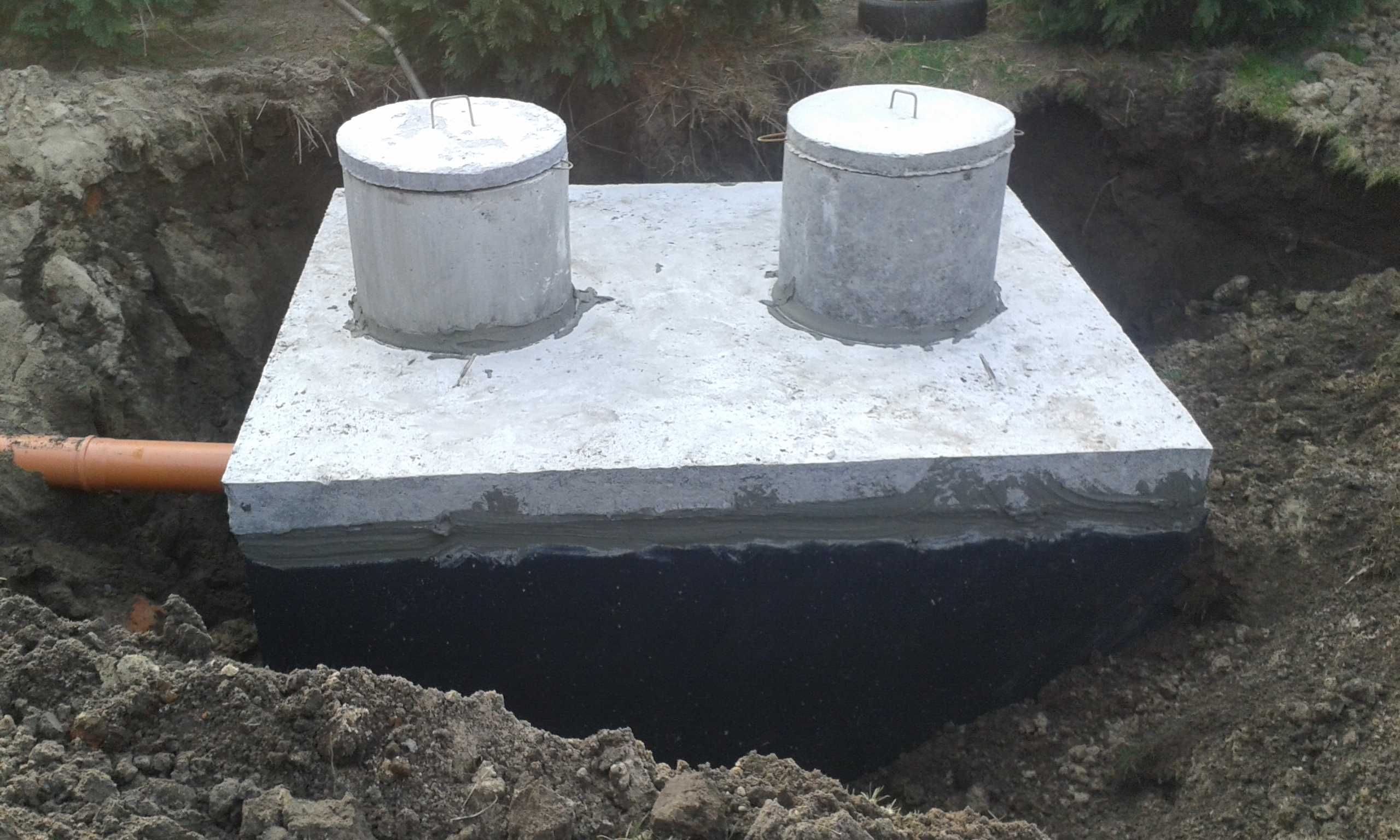 Szambo szamba betonowe zbiorniki retencyjne na wodę Białystok