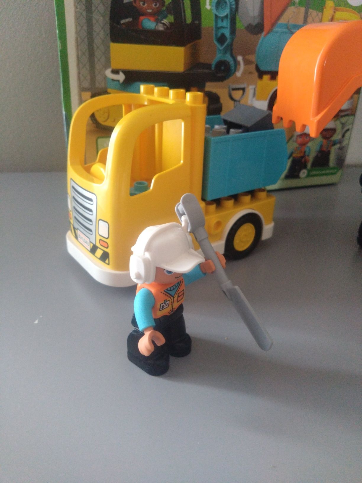 LEGO DUPLO 10931 Ciężarówka i koparka gąsienicowe