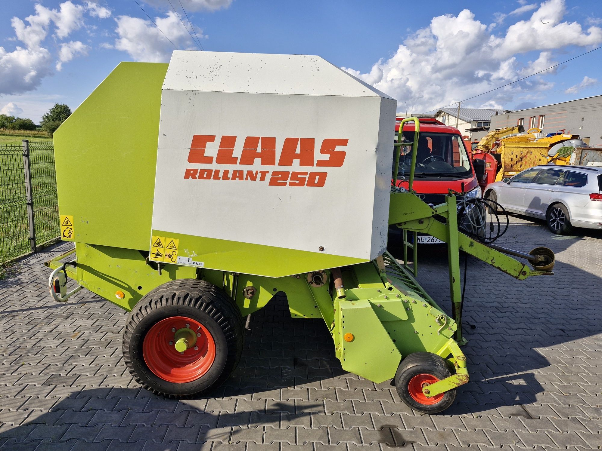 Prasa rolująca Claas Rollant 250 Rotor Siatka Sznurek