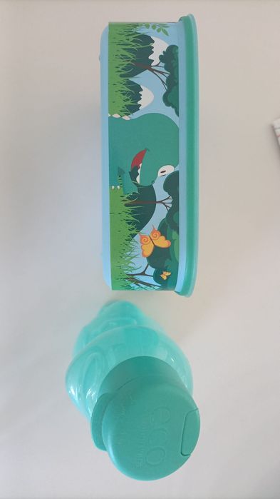 Conjunto Tupperware Infantil – Garrafa + Caixa Dinossauros
