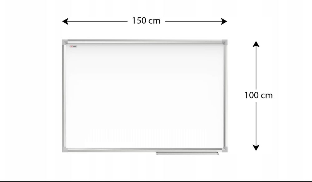 TABLICA MAGNETYCZGNA DUŻA 150x100 biała szkolna suchościerna akcesoria
