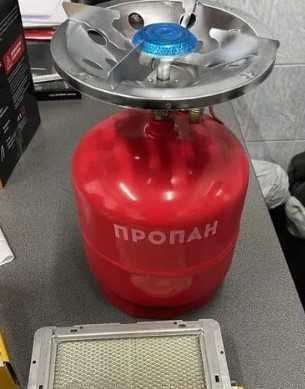 Автономне готування без світла і газу - газовий балон з пальником 8 л