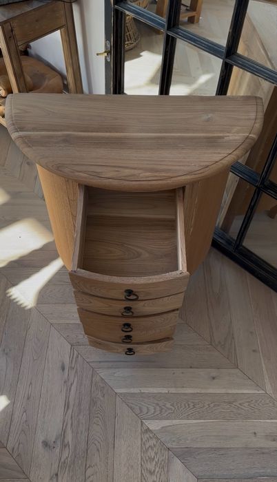 Szafka z drewna teak , drewniana komoda