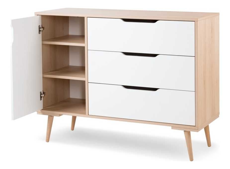 KLUPŚ Komoda SOFIE buk-biały