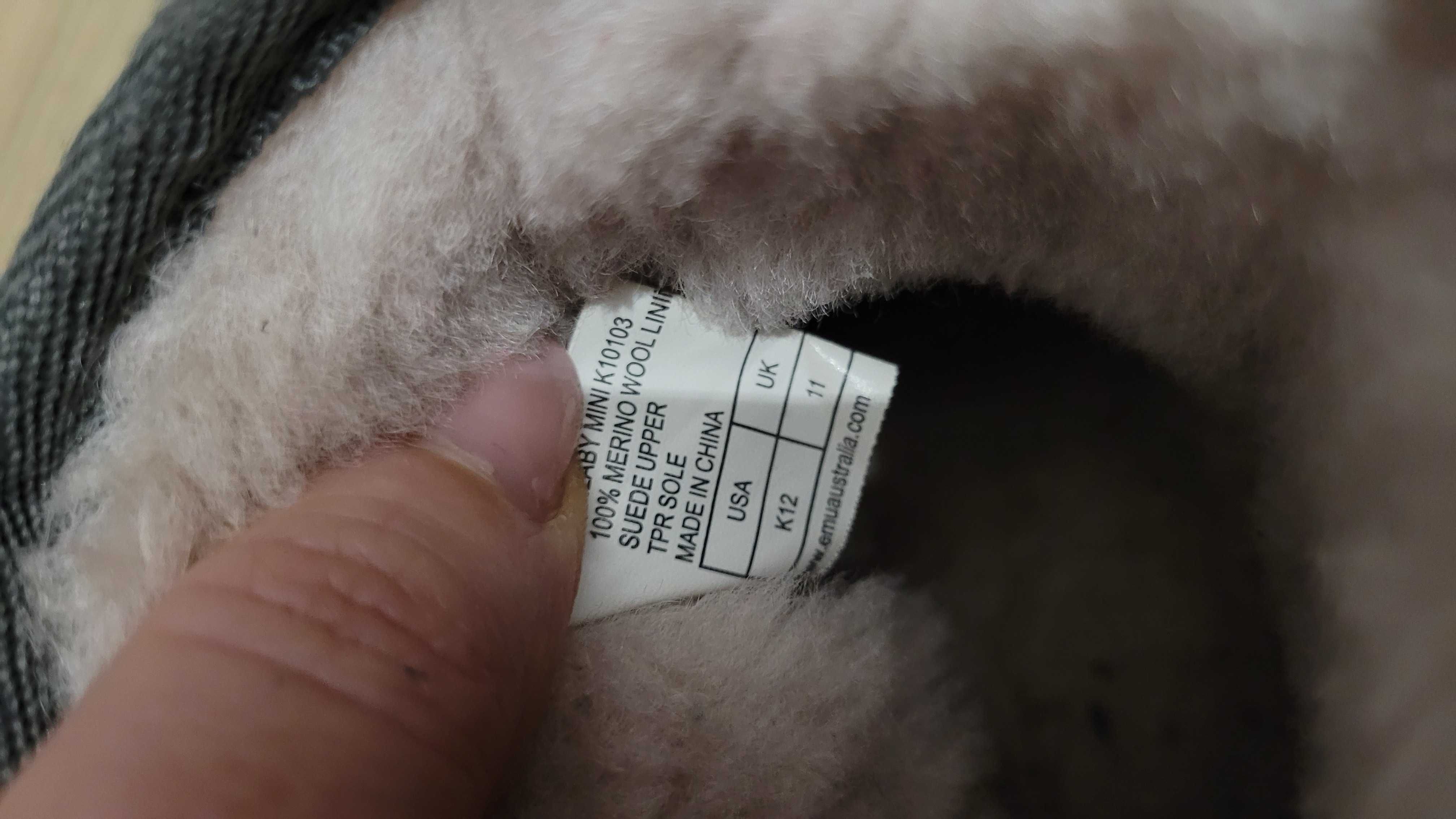 Buty Emu Australia Wallaby Mini szare r. 29/30