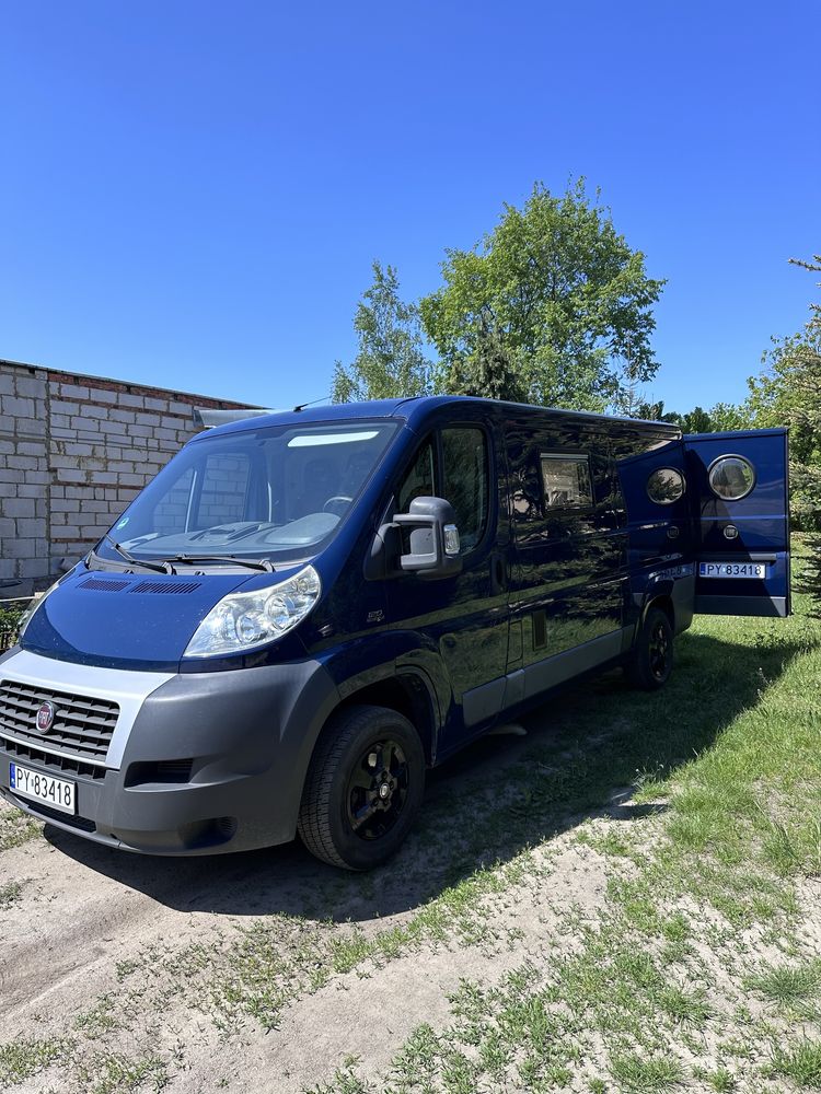 Fiat ducato kamper L2H1 2.3 diesel skrzynia 6biegow klima okna dometic
