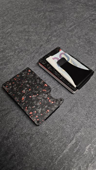 Porta cartões ( carbono e carbono forjado)