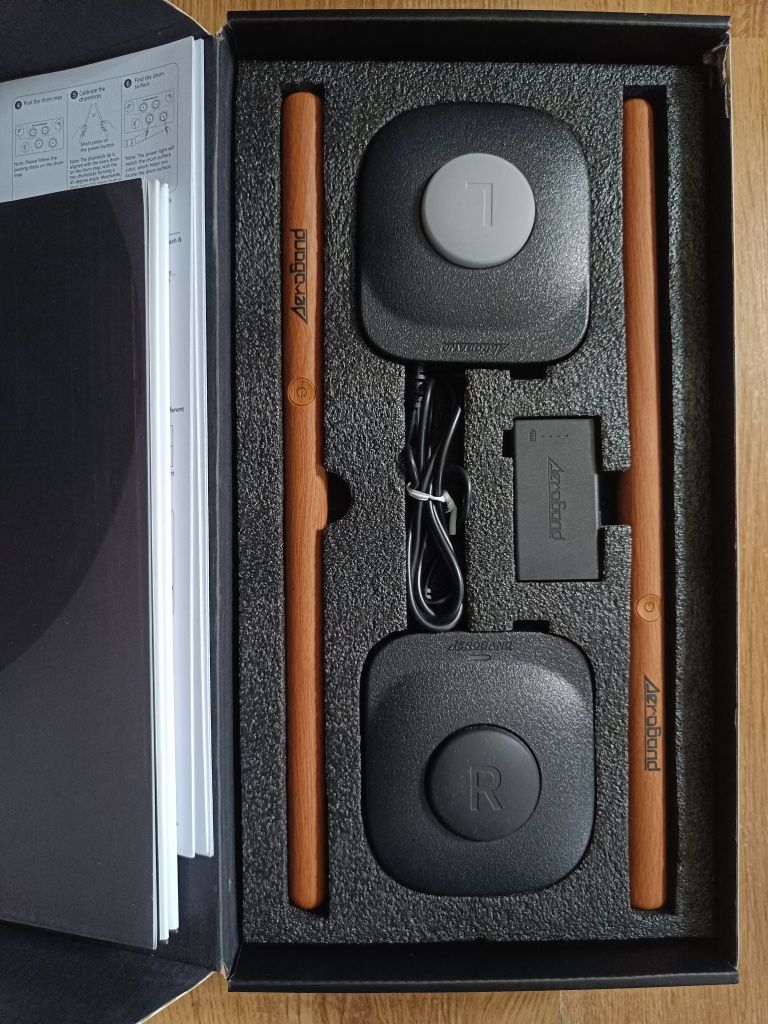 Aeroband Pocketdrum 2 Max perkusja elektryczna, pałeczki BT