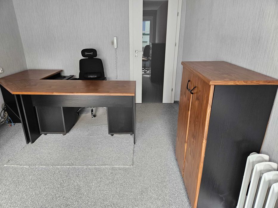 Biurko narożne +szafka+2xcargo z szufladkami